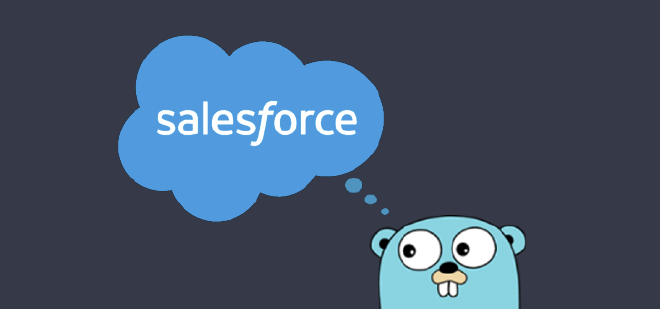 Salesforce and Golang logo